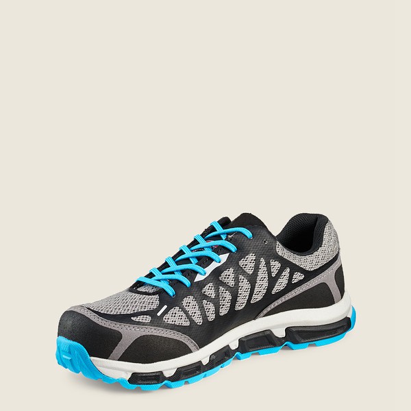 Red Wing Work Shoes Grey/Black - Red Wing Womens Athletics - Safety Toe - BEVGW-6371